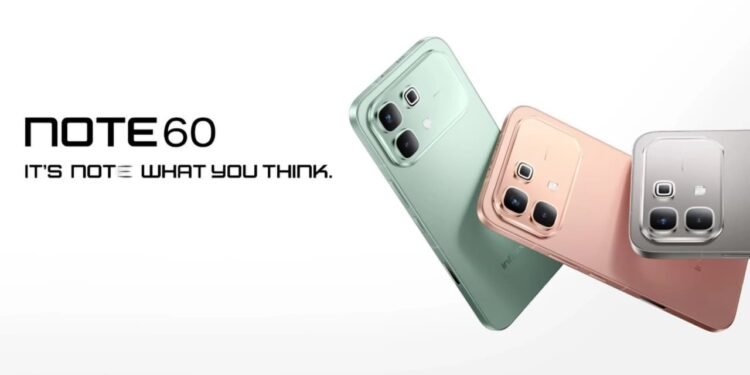 Infinix NOTE 60 vs NOTE 60 Pro Resmi di Indonesia, Mana yang Lebih Worth It? 1 Tampilan perangkat ponsel Infinix Note 60 series. (Dok. Infinix)